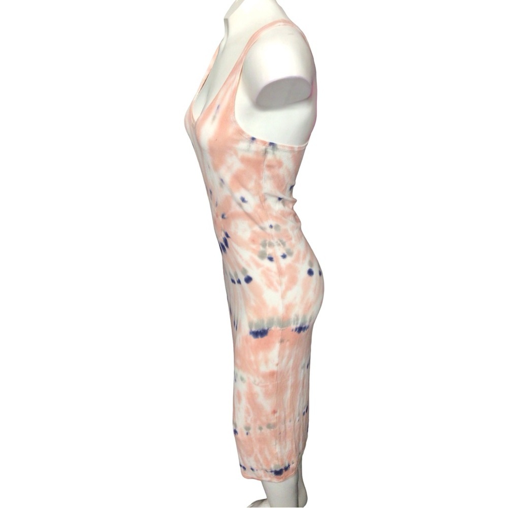 Lovestitch Peach and Navy Patterned Dress